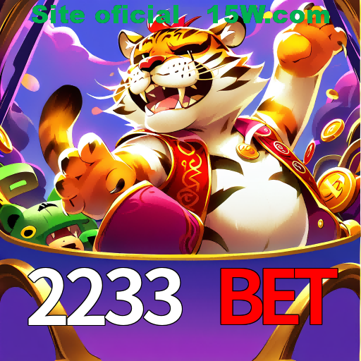 Imagem promocional da 2233 Bet mostrando a plataforma e suas vantagens